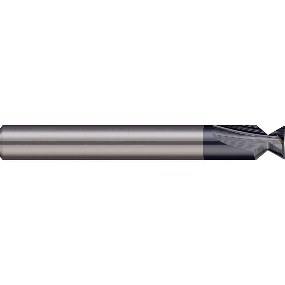 Harvey Tool - 90° 3/8" Cut Diam, 0.105" Cut Width, Solid Carbide Dovetail Cutter - Exact Industrial Supply