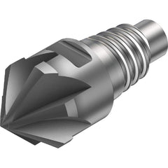 Sandvik Coromant - Corner Radius & Corner Chamfer End Mill Heads; Mill Diameter (mm): 3.00 ; Mill Diameter (Decimal Inch): 0.1181 ; End Type: Corner Radius ; Corner Radius (mm): 3 ; Number of Flutes: 6 ; Material: Solid Carbide - Exact Industrial Supply