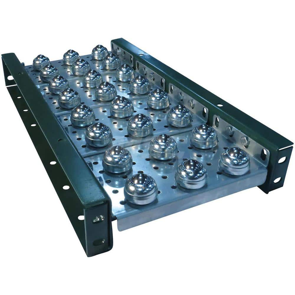 Conveyor Accessories; Type: Ball Transfer Plate; Width (Inch): 27; For Use With: 1.9″ diameter roller conveyor frames and 1-3/8″ roller conveyor; Overall Height: 3.8000 in; Material: Steel; Overall Length (Inch): 24.00; Length: 24.00; Overall Length: 24.0