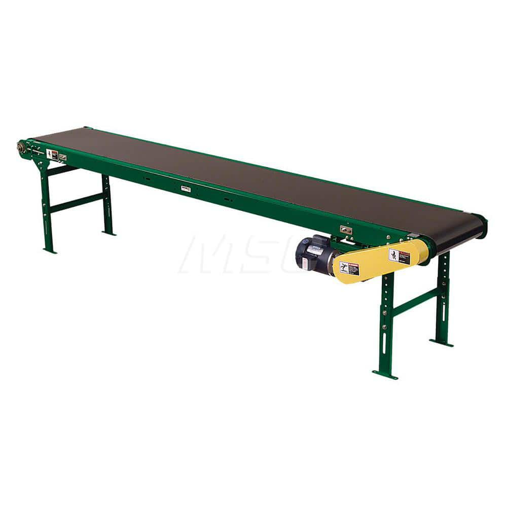 Motorized Conveyors; Type: Slider Bed Box Frame; Belt Width (Inch): 30.0000; Centerline Distance (Inch): 17.250; Shape: Straight; Length (Feet): 16; Additional Information: Assembly Required; Bed Width (Decimal Inch): 34.5000