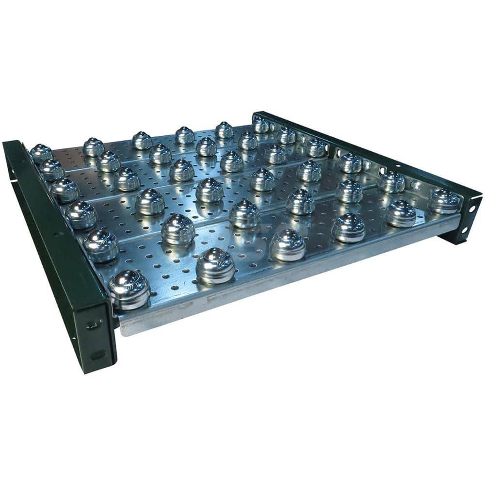 Conveyor Accessories; Type: Ball Transfer Plate; Width (Inch): 63; For Use With: 1.9″ diameter roller conveyor frames and 1-3/8″ roller conveyor; Overall Height: 3.8000 in; Material: Steel; Overall Length (Inch): 60.00; Length: 60.00; Overall Length: 60.0