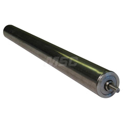 Roller Skids; Roller Material: Stainless Steel; Load Capacity: 43; Color: Chrome; Finish: Natural; Compatible Surface Type: Smooth; Roller Length: 22.0000 in; Roller Width: 1.3750; Roller Height: 1.375 in; Roller Diameter: 1.3750; Overall Height: 1.375 in