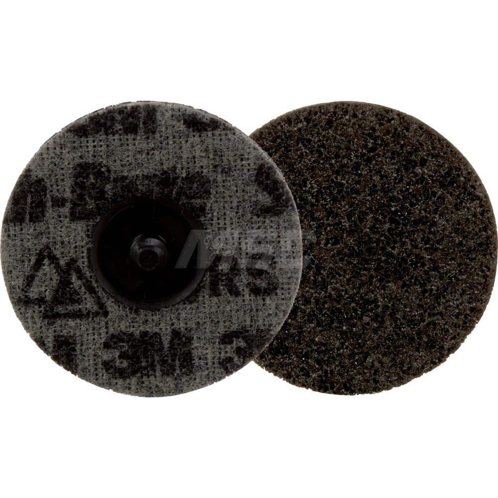 Quick-Change Disc: Roloc TR, 3″ Disc Dia, Ceramic, Non-Woven Gray, Non-Woven Backed, 20,000 RPM