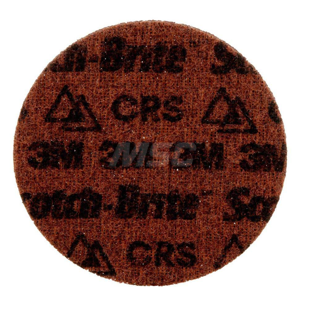 Quick-Change Disc: CD, 4-1/2″ Disc Dia, Ceramic, Non-Woven Brown, Non-Woven Backed, 13,300 RPM