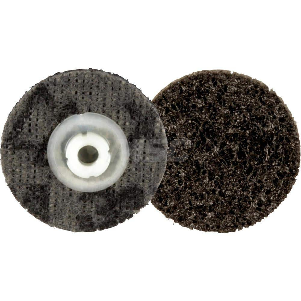 Quick-Change Disc: Roloc TS, 1-1/2″ Disc Dia, Ceramic, Non-Woven Gray, Non-Woven Backed, 30,000 RPM