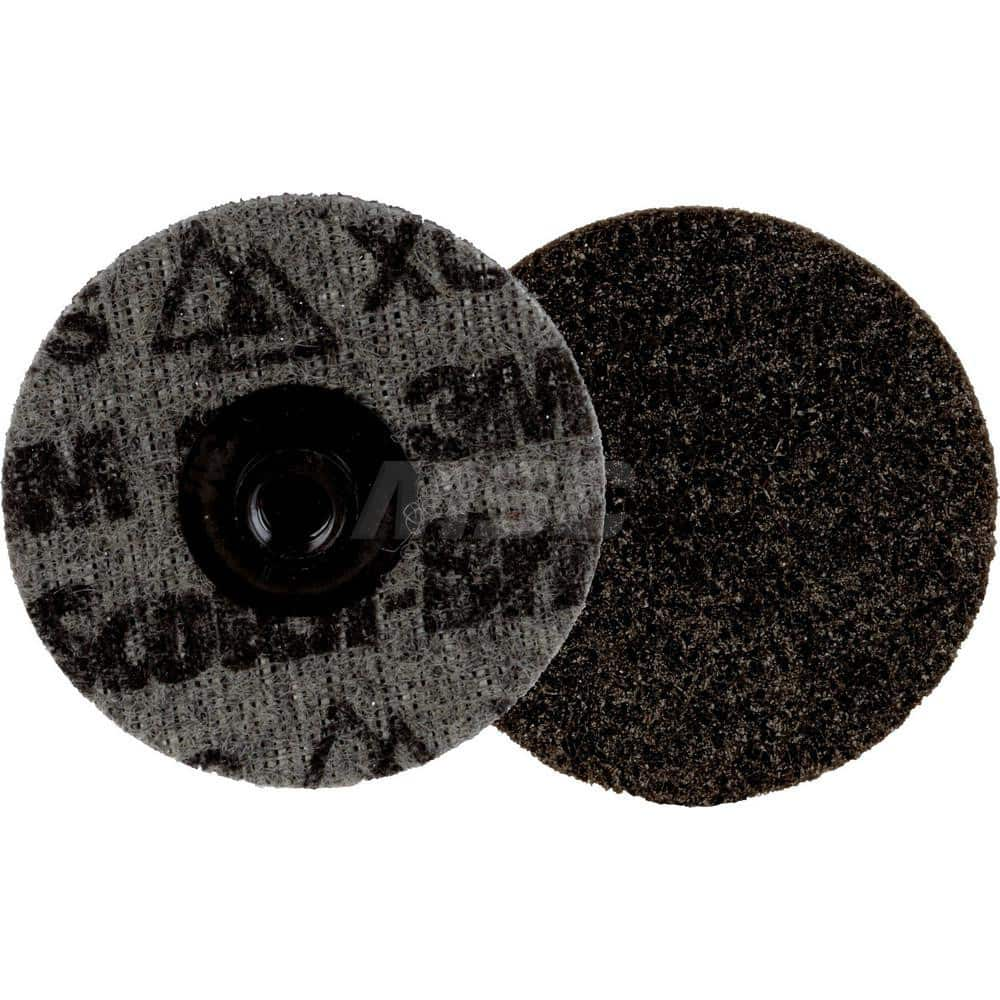 Quick-Change Disc: Roloc TS, 3″ Disc Dia, Ceramic, Non-Woven Gray, Non-Woven Backed, 20,000 RPM