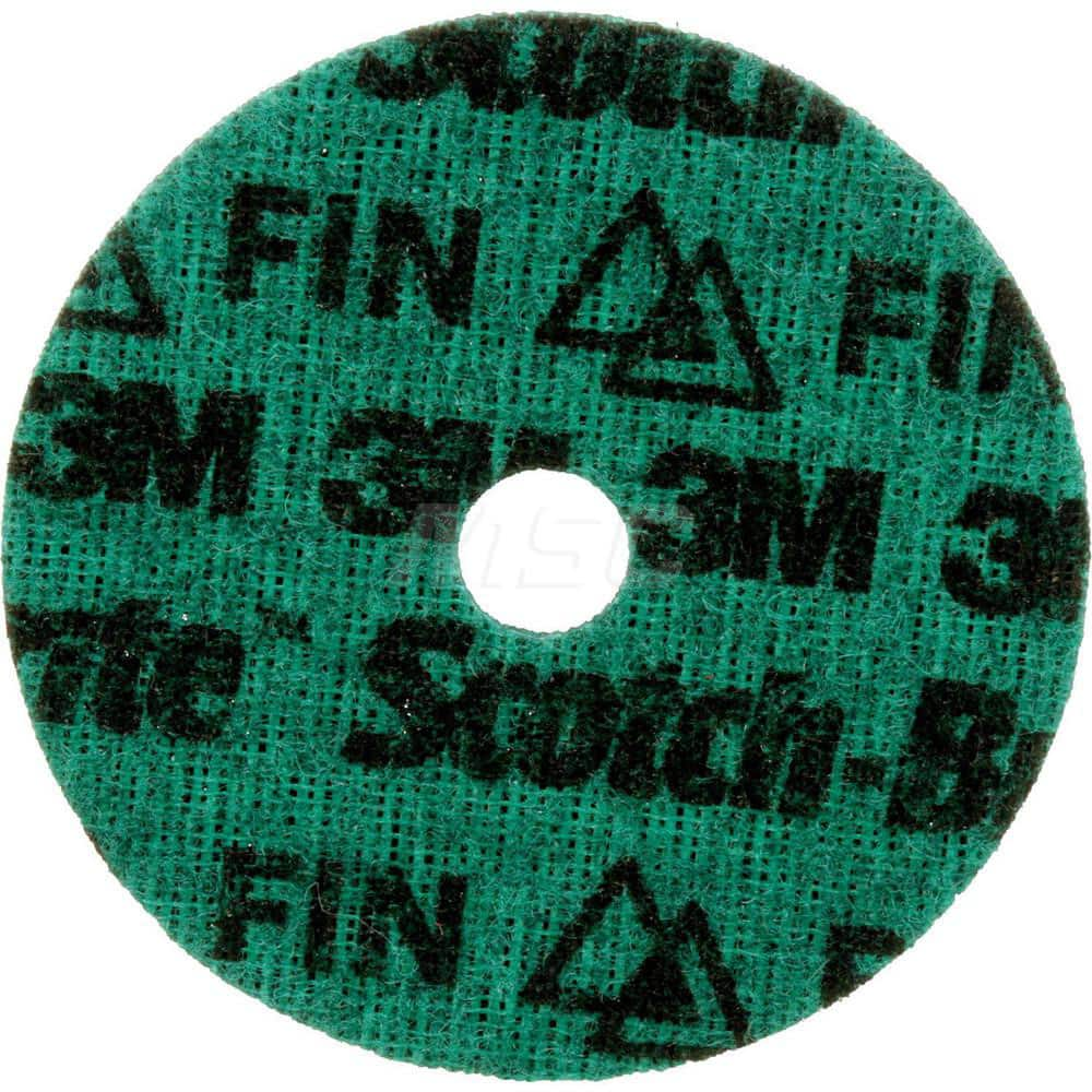 Quick-Change Disc: CD, 4″ Disc Dia, Ceramic, Non-Woven Green, Non-Woven Backed, 15,000 RPM