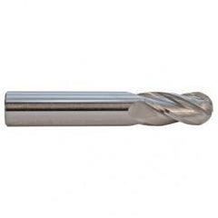 8mm TuffCut GP Standard Length 4 Fl Ball Nose TiAlN Coated Center Cutting End Mill - Best Tool & Supply