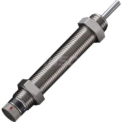 Standard-Duty Shock Absorber: 4 mm Rod Dia, 19.6 mm OD, 17 mm Stroke, M14 x 1 Thread 105 mm OAL, 15.7 lb Force