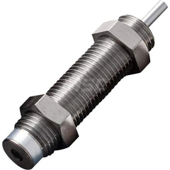 Standard-Duty Shock Absorber: 3.5 mm Rod Dia, 19.6 mm OD, 12 mm Stroke, M14 x 1.5 Thread 70 mm OAL, 8.9 lb Force