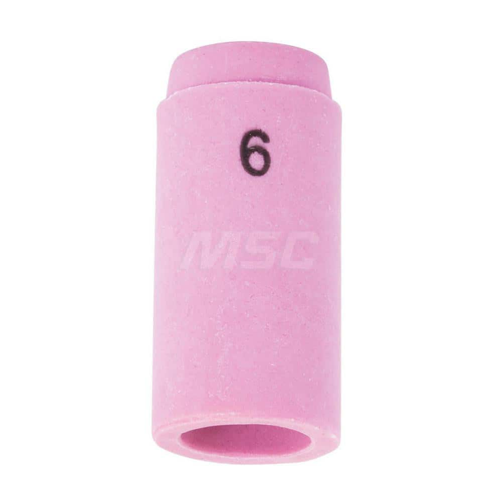 TIG Torch Nozzles; Nozzle Size: #6; For Use With: 20H-320; PTW-20; PTA-9; Standards: 13N10