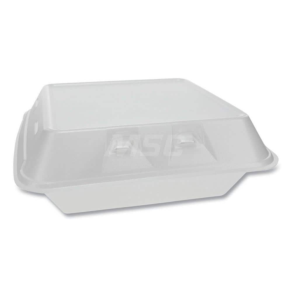 Food Containers; Container Type: Food Storage Container; Shape: Square; Overall Height: 3.25 in; Lid Type: Hinged Lid; Height (Decimal Inch): 3.25 in; Type: Food Storage Container