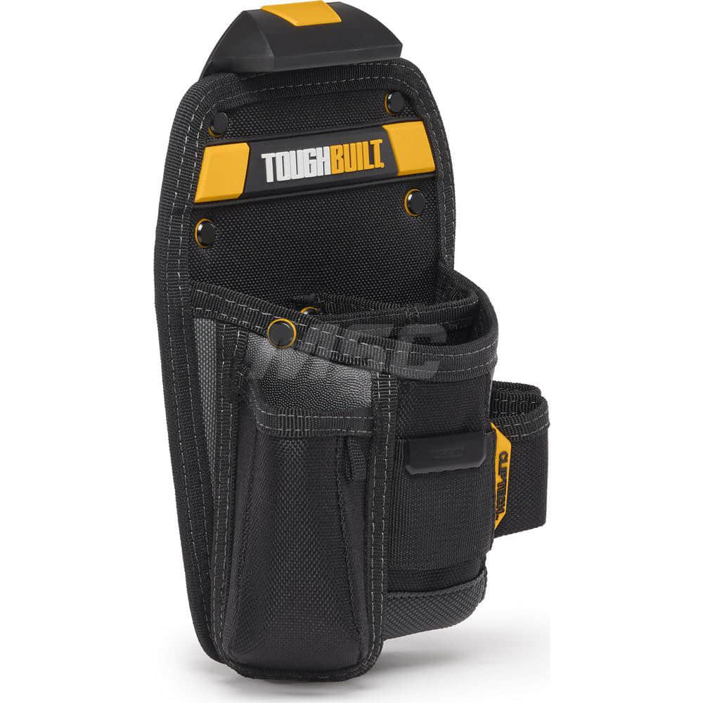 Tool Pouches & Holsters; Holder Type: Tool Pouch; Tool Type: Tool Belts & Accessories; Material: Polyester; Closure Type: No Closure; Color: Black; Number of Pockets: 4.000; Belt Included: No; Overall Depth: 3.94; Overall Height: 12.2; Insulated: No; Teth