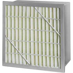 Pleated Air Filter: 24 x 24 x 12″, MERV 11, Rigid Cell Fiberglass, Galvanized Steel Frame, 500 CFM