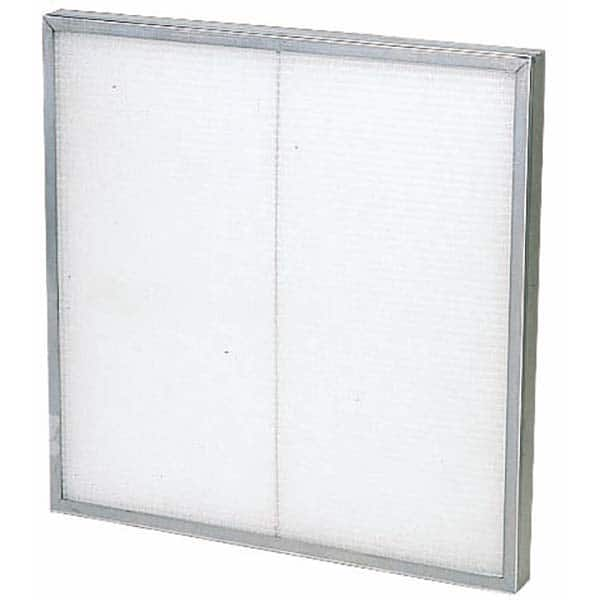 Pleated Air Filter: 20 x 25 x 1″, MERV 5, Washable Polypropylene, Steel Frame, 1,302 CFM