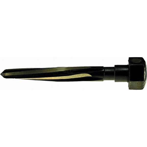 Bridge/Construction Reamers; Reamer Type: Car Reamer; Reamer Diameter (Inch): 1-1/16; Shank Type: Hex Shank; Flute Type: Spiral; Flute Length (Inch): 5; 5 in; Overall Length: 7 in; Small End Diameter: 1.06 in; Tool Material: High Speed Steel; Overall Leng