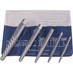 Cle-Line - Bolt Extractor Sets Tool Type: Screw Extractor Number of Pieces: 5.000 - Best Tool & Supply