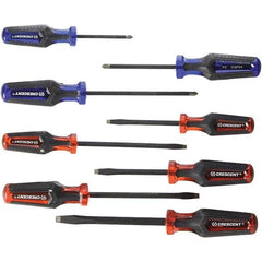 Crescent - Screwdriver Sets Screwdriver Types Included: Phillips; Slotted Number of Pieces: 8 - Best Tool & Supply