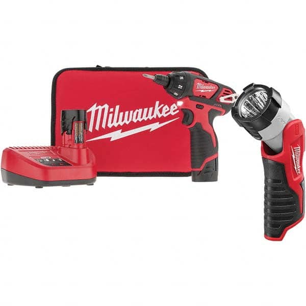 Milwaukee Tool - Cordless Screwdrivers Voltage: 12.0 Handle Type: Pistol Grip - Best Tool & Supply