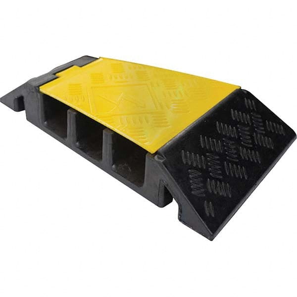 Powerhouse - On Floor Cable Covers Cover Material: Polyethylene Number of Channels: 3 - Best Tool & Supply