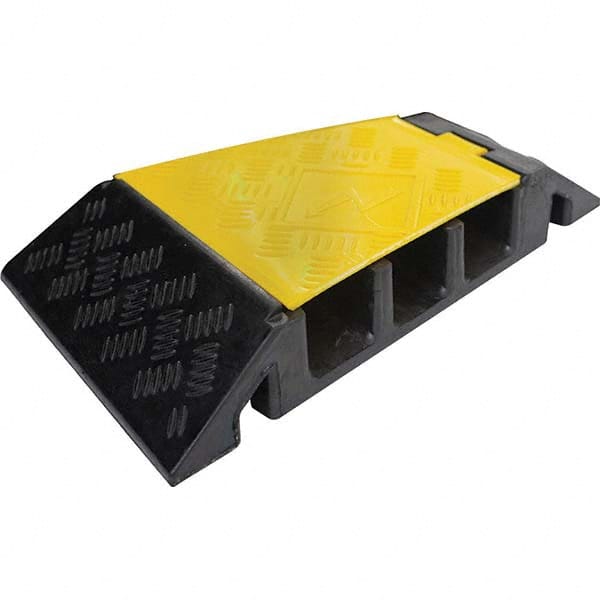 Powerhouse - On Floor Cable Covers Cover Material: Polyethylene Number of Channels: 3 - Best Tool & Supply