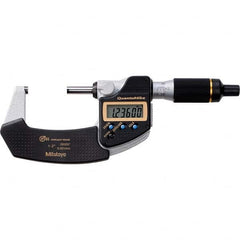 Mitutoyo - Electronic Outside Micrometers Type: Quantumike Minimum Measurement (Decimal Inch): 1.0000 - Best Tool & Supply