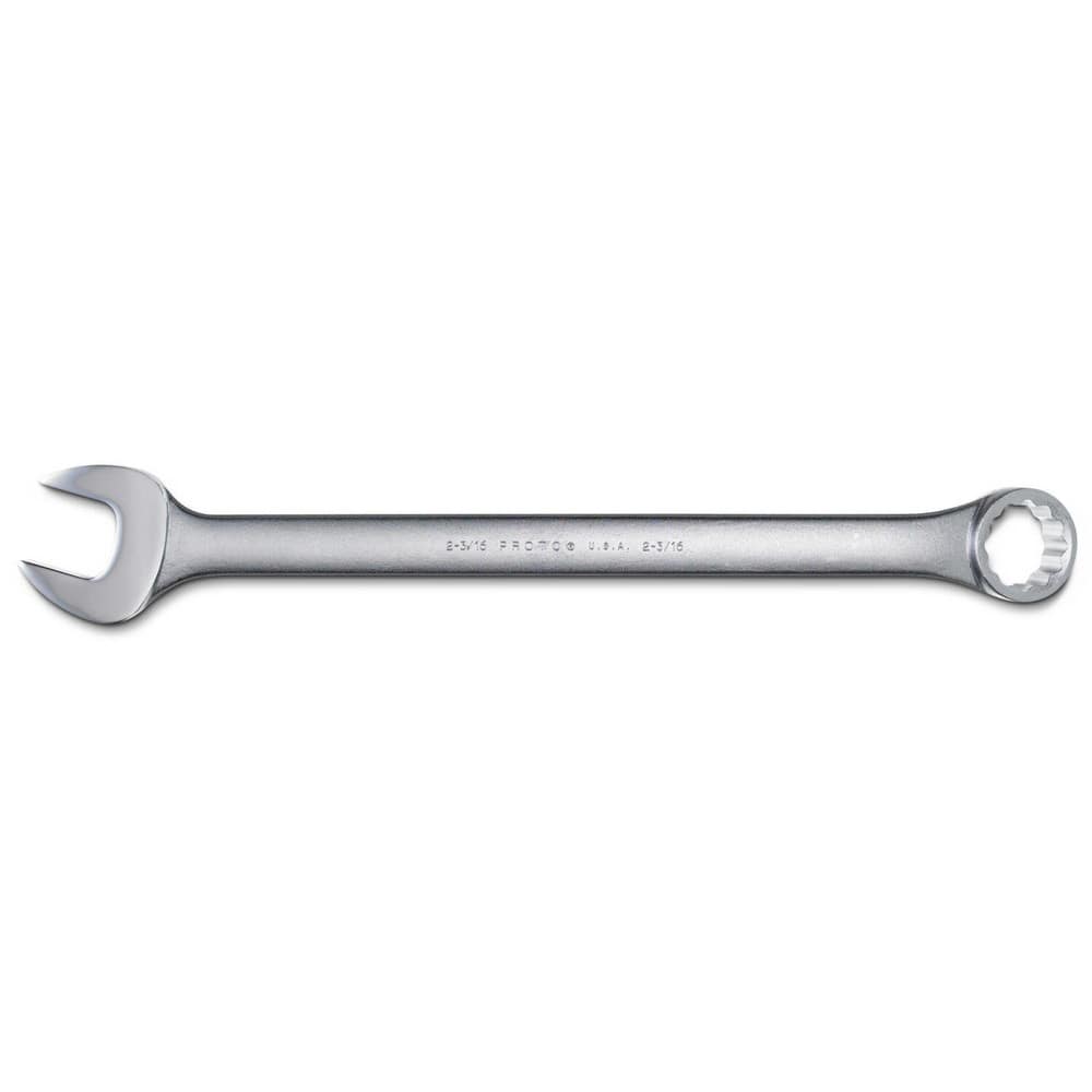 Combination Wrenches; Handle Type: Straight; Head Type: Combination; Box End Type: 12-Point; Wrench Size (Decimal Inch): 0.3750; Material: Alloy Steel; Finish: Satin; Head Offset Angle: 15  ™; Opening Angle: 15  ™; Overall Length (Decimal Inch): 6.0000; H