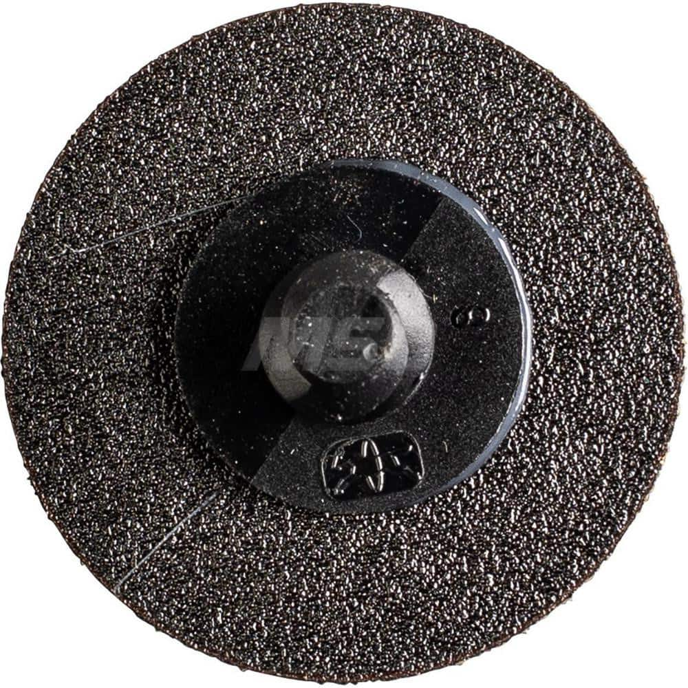 Quick-Change Disc: CDR, 1-1/2″ Disc Dia, 120 Grit, Silicon Carbide, Coated Gray, Polyester Backed, 5,000 RPM