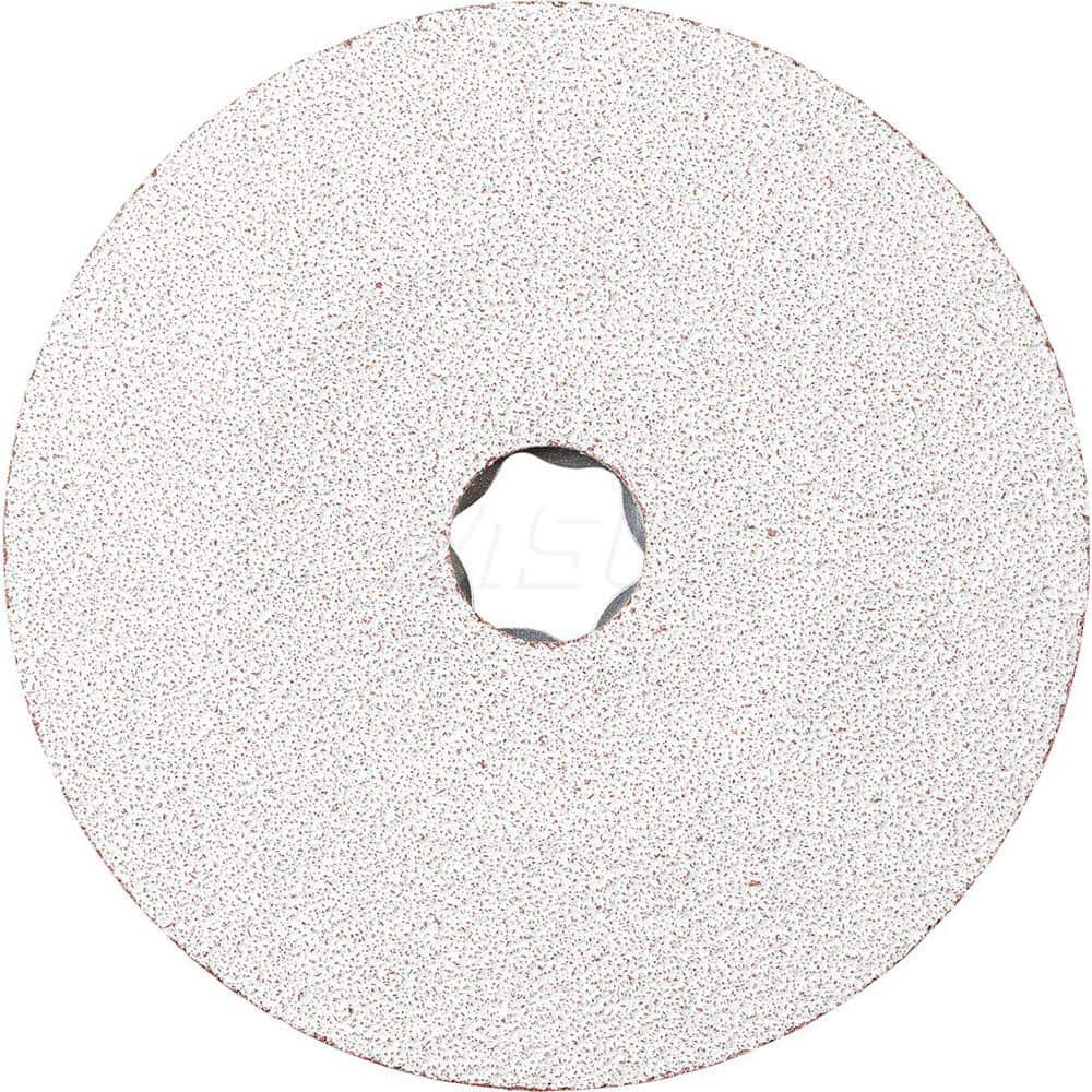 Fiber Disc: 5″ Disc Dia, 60 Grit, Ceramic Oxide