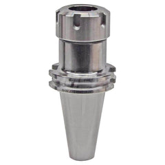 Collet Chuck: ER Collet, CAT Taper Shank 3.13″ Projection, 0.0001″ TIR, Balanced to 30,000 RPM, Through Coolant