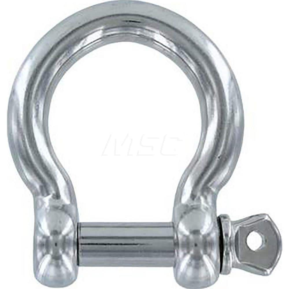 Shackle: Screw Pin Stainless Steel, 1/2″ Pin Dia