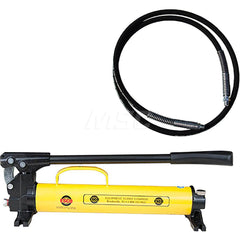 Tire Changers & Balancers; Type: Tire Bead Breaker; Includes: (4) Extensions; Carrying Case; 1 qt Hydraulic Pump; 10' Hydraulic Hose; Cylinder Stroke Length (Inch): 1