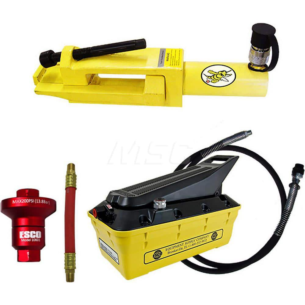 Tire Changers & Balancers; Type: Tire Bead Breaker; Rim Size: 25 - 51; Includes: 3.5 qt Hydraulic Pump; Coupler; Hose; Bead Breaker; Cylinder Stroke Length (Inch): 4-1/4