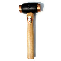 Osca - Non-Marring Hammers; Head Type: Double Head ; Head Material: Malleable Iron ; Handle Material: Wood ; Head Weight Range: 3 - 5.9 lbs. ; Face Diameter Range: 1" - Exact Industrial Supply