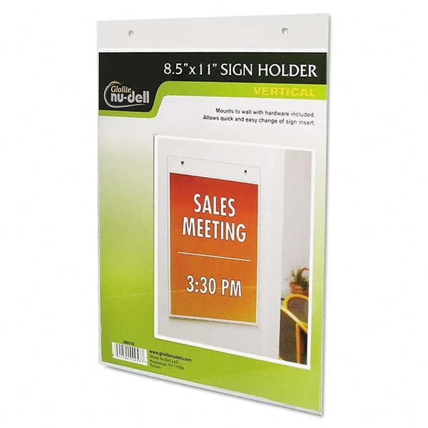 NuDell - Display & Organizer Accessories Type: Sign Holder For Use With: Signs - Best Tool & Supply