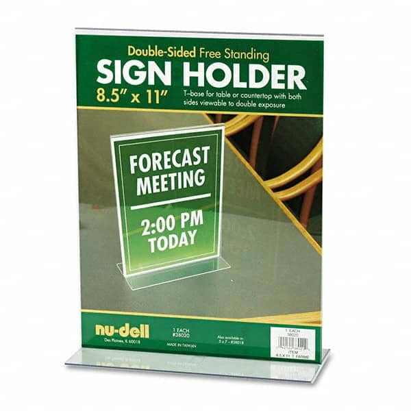 NuDell - Display & Organizer Accessories Type: Sign Holder For Use With: Signs - Best Tool & Supply