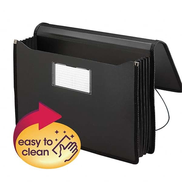 SMEAD - File Folders, Expansion Folders & Hanging Files Folder/File Type: Expanding Wallet Color: Black - Best Tool & Supply