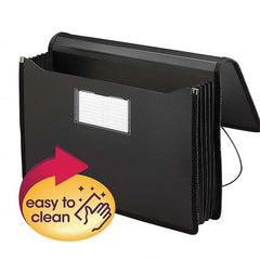 SMEAD - File Folders, Expansion Folders & Hanging Files Folder/File Type: Expanding Wallet Color: Black - Best Tool & Supply