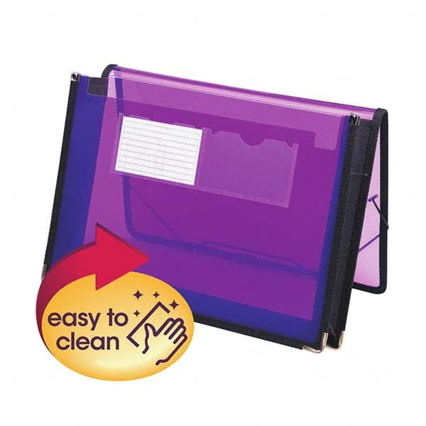 SMEAD - File Folders, Expansion Folders & Hanging Files Folder/File Type: Expanding Wallet Color: Purple - Best Tool & Supply