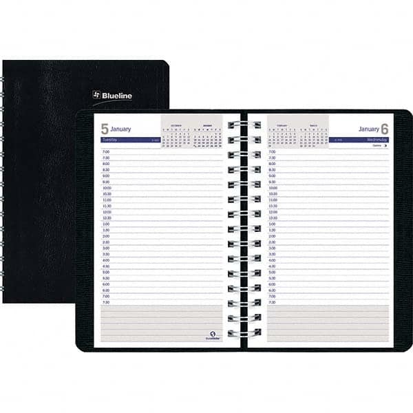 Blueline - Note Pads, Writing Pads & Notebooks Writing Pads & Notebook Type: Daily Planner Size: 8 x 5 - Best Tool & Supply