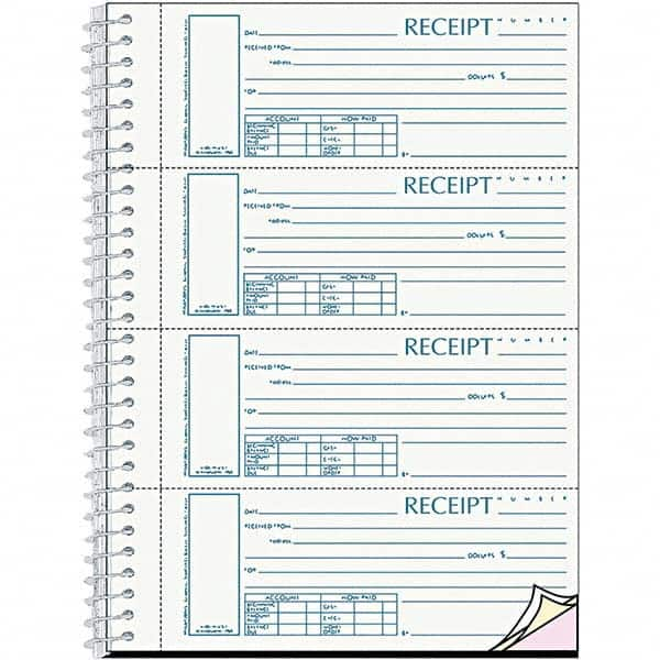 REDIFORM - Note Pads, Writing Pads & Notebooks Writing Pads & Notebook Type: Sales Order Book Size: 7 x 11 - Best Tool & Supply