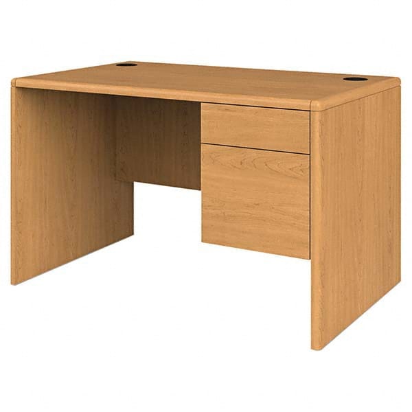 Hon - Office Desks Type: Single Pedestal w/Right Hand Return Center Draw: No - Best Tool & Supply