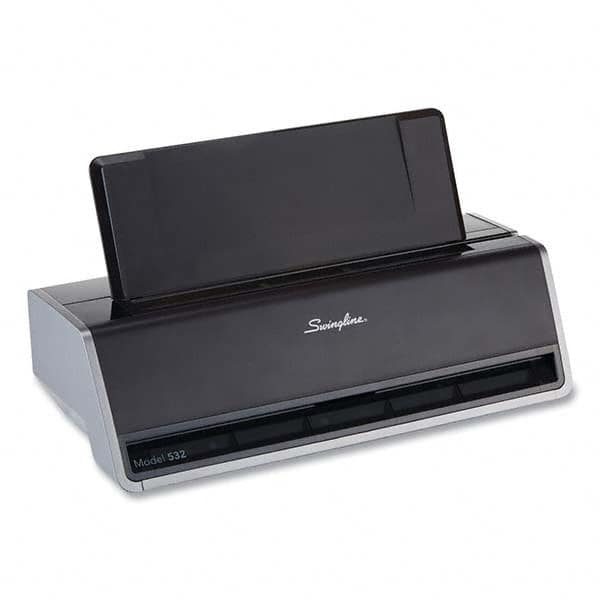 Swingline - Paper Punches Type: 28 Sheet Two Hole Electric Punches Color: Silver - Best Tool & Supply