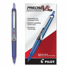 Pilot - Pens & Pencils Type: Roller Ball Pen Color: Blue - Best Tool & Supply