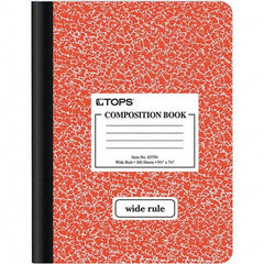 TOPS - Note Pads, Writing Pads & Notebooks Writing Pads & Notebook Type: Composition Book Size: 9-3/4 x 7-1/2 - Best Tool & Supply