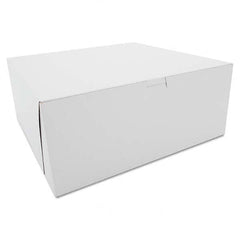 SCT - Tuck-Top Bakery Boxes, Paperboard, White, 12 x 12 x 5 - Best Tool & Supply