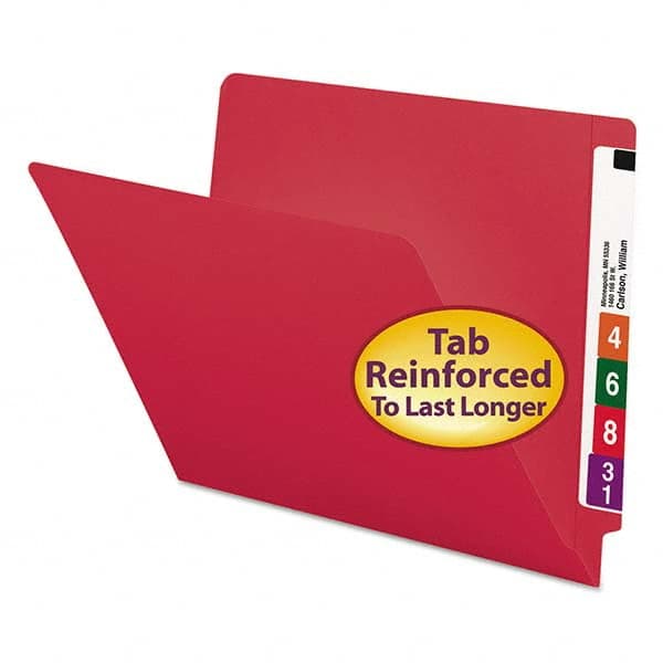 SMEAD - File Folders, Expansion Folders & Hanging Files Folder/File Type: File Folders with End Tab Color: Red - Best Tool & Supply