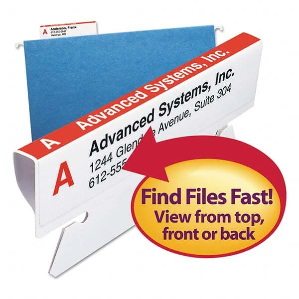 SMEAD - Tabs, Indexes & Dividers Indexes & Divider Type: Hanging Size: 3-1/2 - Best Tool & Supply