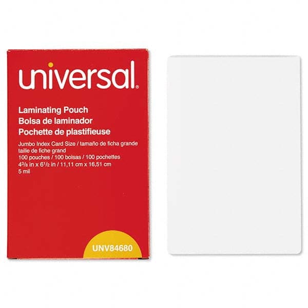 UNIVERSAL - Plastic Pouches Height (Inch): 6-1/2 Width (Inch): 4-3/8 - Best Tool & Supply