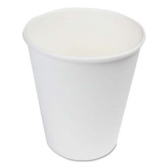 Boardwalk - Paper Hot Cups, 8 oz, White, 1000/Carton - Best Tool & Supply